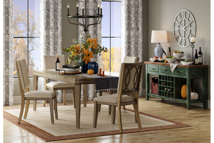 Wayfair glass dining room sets hot sale